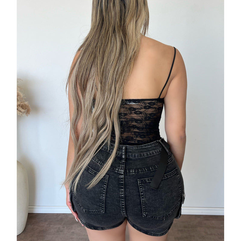 Jayleene Cami Body Suit (Black)