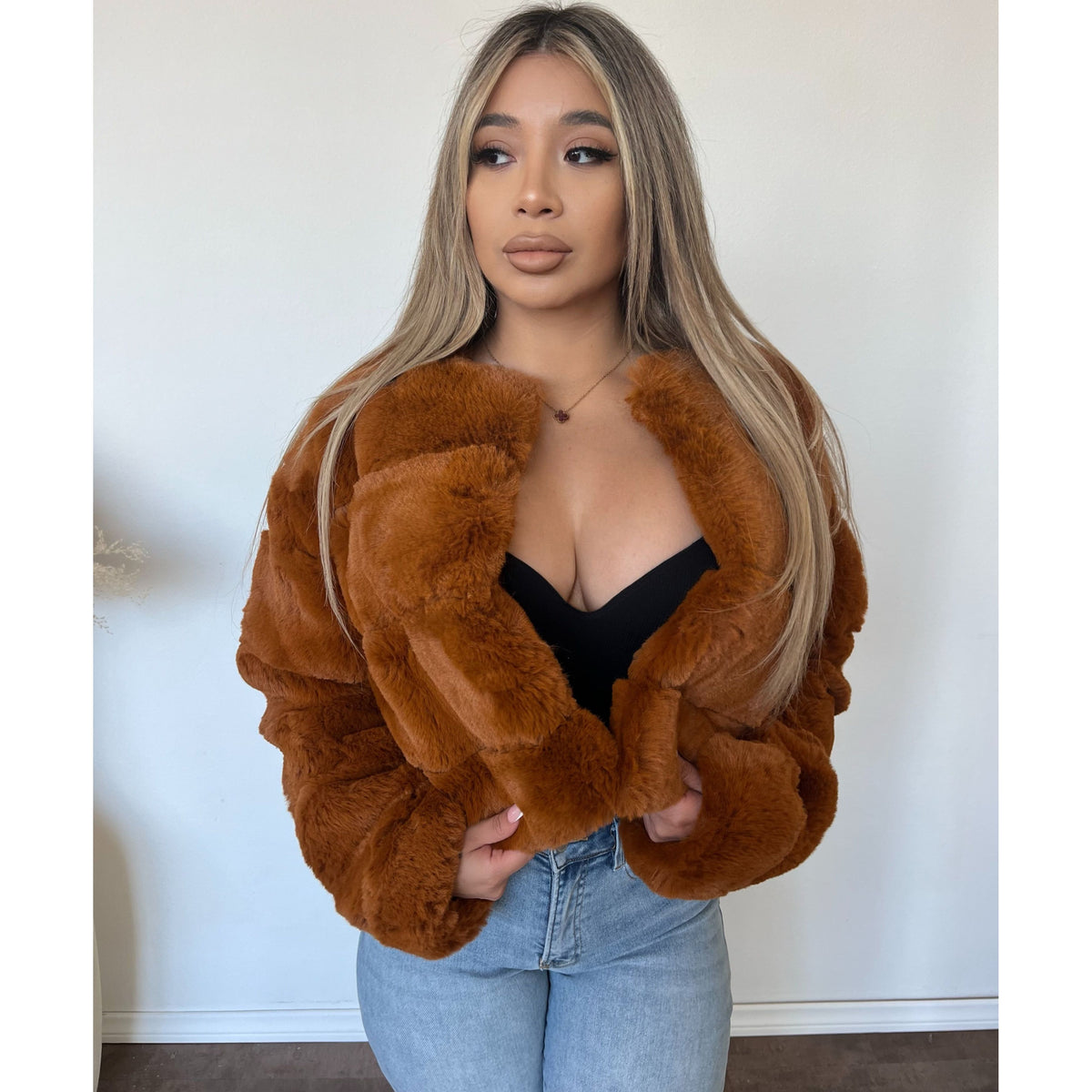 Iris Crop jacket (Mocha)