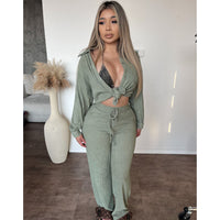 Tanasha 2 Piece Set (Seagrass Green)
