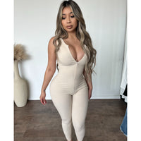 Bella Catsuit (Cream)