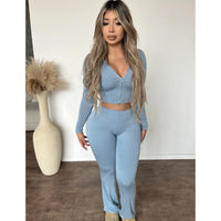 Britt Comfy Pants (Chambray Blue)
