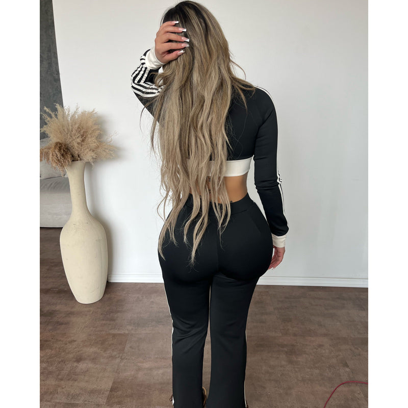Ema Pants (Black/White)