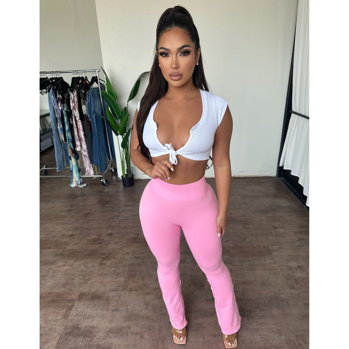 Ashley Leggings (Pink)