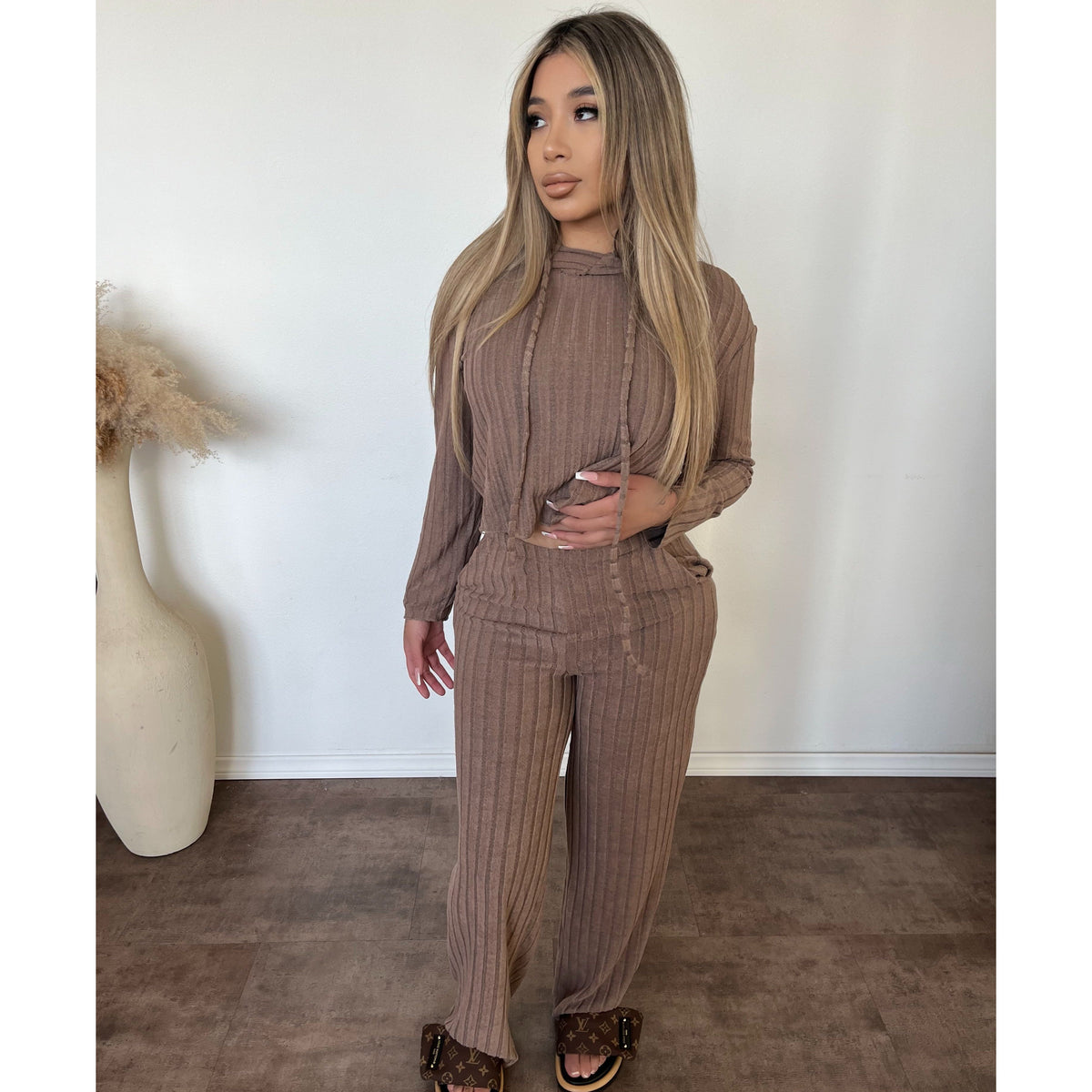 Riley 2 Piece Set (Taupe)