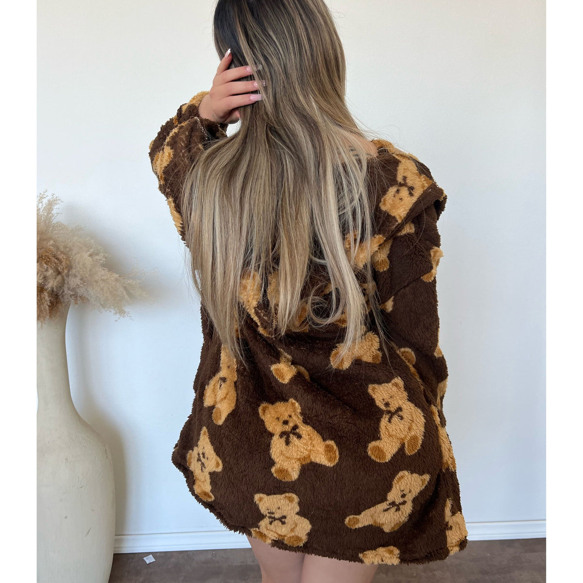 Claire Pajama Set (Bear Brown)