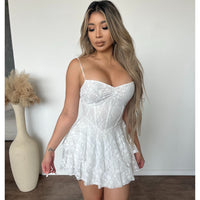 Val Lace Dress (White)