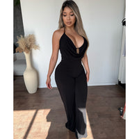 Corina Jump Suit Style Dress (Black)