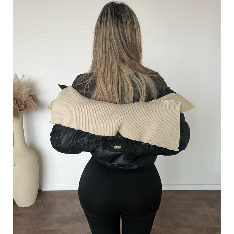 Priscilla Puffer jacket (Black)