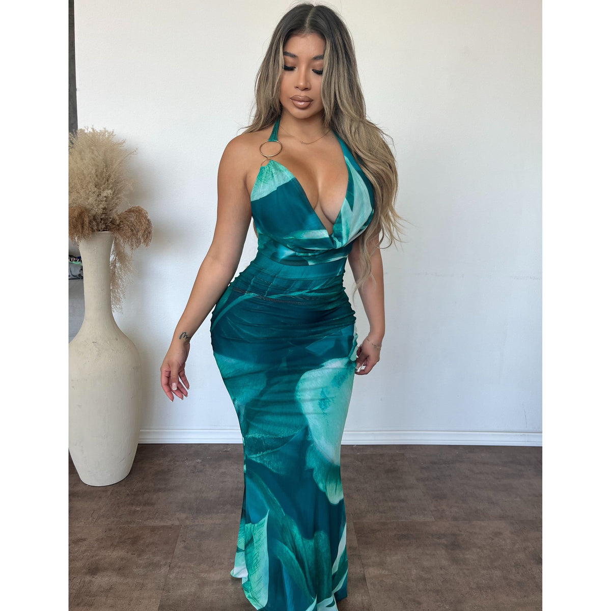 Frankie Mesh Dress (Green)