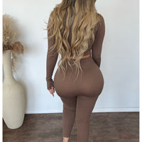 Bridget Seamless leggings (Brown)