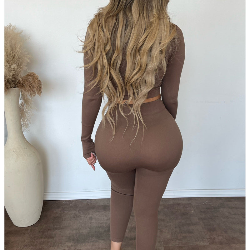 Bridget Seamless leggings (Brown)
