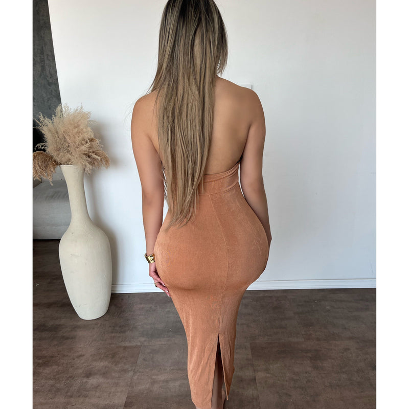 Brianna Slinky Dress (Coco)