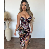 Sam Romance Print Dress (Brown/Black)