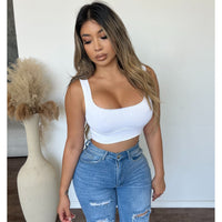 Cynthia Tank Top (White)