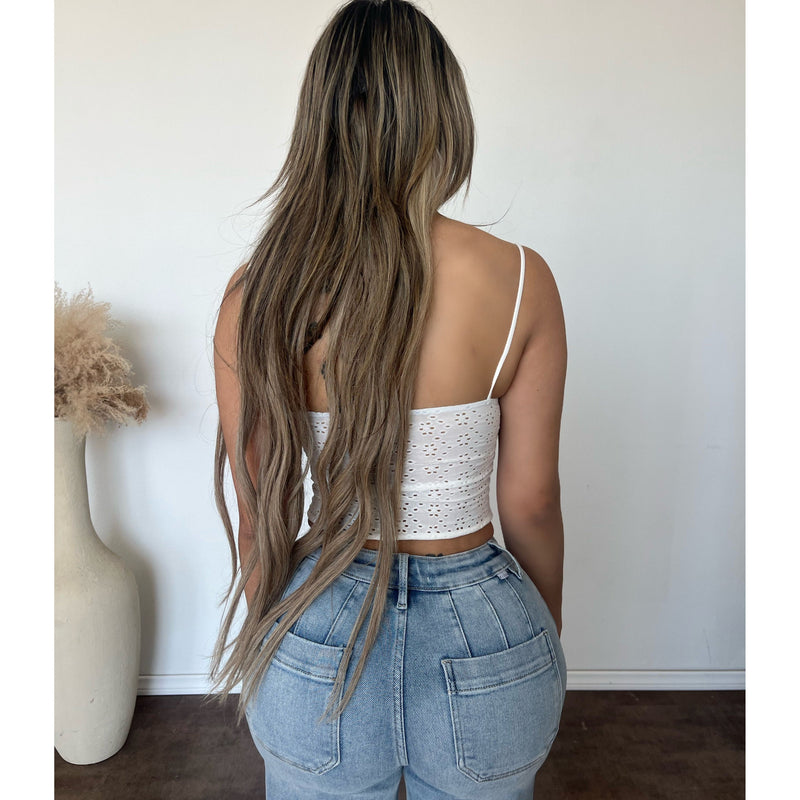 Ashley Knit Top (Ivory)