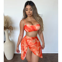 Sandy 3 Piece Bikini Set (Orange)