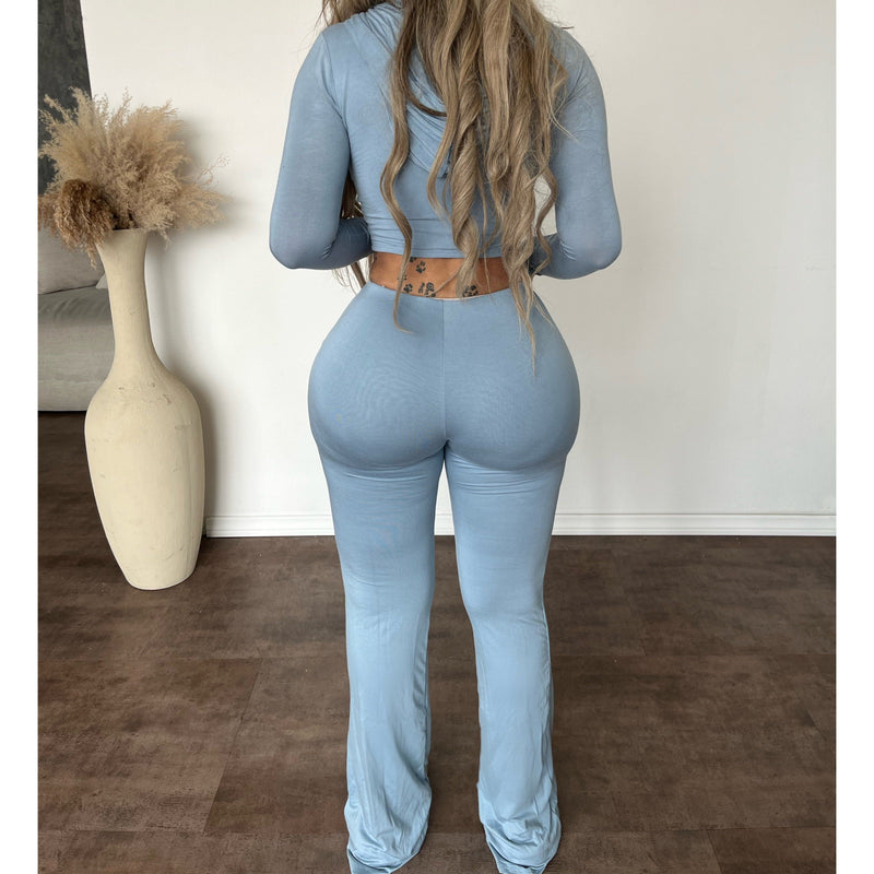 Britt Comfy Pants (Chambray Blue)