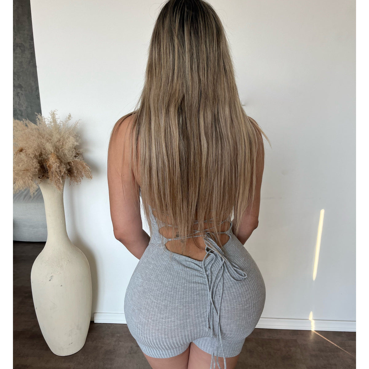 Cynthia Romper (Heather Grey)