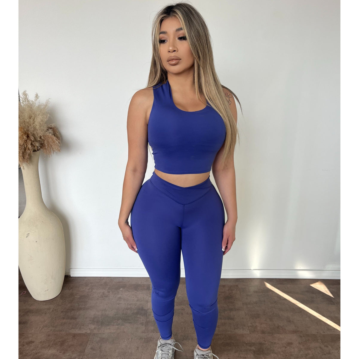Isla Waist Leggings (Orient Blue)
